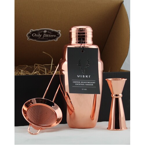 The Shaken Barware Set -  Copper Plated