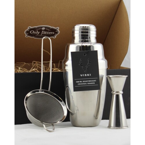 The Shaken Barware Set -  Stainless Steel
