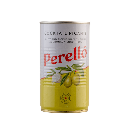 Perello Cocktail Olive & Pickle Mix with Chilli 350g