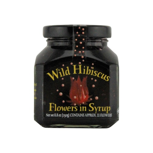 Wild Hibiscus Flowers in Syrup 250g Jar